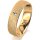 Ring 18 Karat Gelbgold 5.5 mm kreismatt 1 Brillant G vs 0,025ct