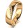 Ring 14 Karat Gelbgold 5.5 mm poliert 5 Brillanten G vs Gesamt 0,045ct