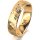Klassik 1 Gold 585 Gelb 5.5 mm Diamantmatt