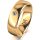 Ring 18 Karat Gelbgold 6.0 mm poliert 1 Brillant G vs 0,050ct