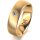 Ring 18 Karat Gelbgold 6.0 mm sandmatt 1 Brillant G vs 0,050ct