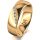 Ring 18 Karat Gelbgold 6.0 mm poliert 5 Brillanten G vs Gesamt 0,065ct