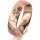 Ring 14 Karat Rotgold 5.5 mm diamantmatt 1 Brillant G vs 0,025ct