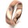 Ring 18 Karat Rotgold 5.5 mm l&auml;ngsmatt 1 Brillant G vs 0,050ct