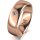 Ring 14 Karat Rotgold 6.0 mm poliert 1 Brillant G vs 0,050ct