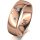 Ring 18 Karat Rotgold 6.0 mm poliert 3 Brillanten G vs Gesamt 0,060ct