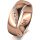 Ring 14 Karat Rotgold 6.0 mm poliert 5 Brillanten G vs Gesamt 0,065ct