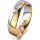 Ring 18 Karat Gelb-/Weissgold 5.5 mm poliert 1 Brillant G vs 0,025ct