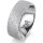 Ring 14 Karat Weissgold 7.0 mm kreismatt