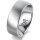 Ring 14 Karat Weissgold 7.0 mm sandmatt