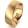 Ring 14 Karat Gelbgold 7.0 mm sandmatt