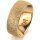Ring 14 Karat Gelbgold 7.0 mm kristallmatt