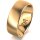 Ring 18 Karat Gelbgold 7.0 mm l&auml;ngsmatt