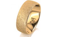 Ring 18 Karat Gelbgold 7.0 mm kreismatt