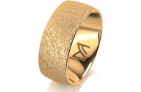 Ring 18 Karat Gelbgold 8.0 mm kreismatt