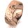 Ring 18 Karat Rotgold 7.0 mm diamantmatt
