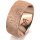 Ring 18 Karat Rotgold 8.0 mm kristallmatt