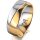 Ring 14 Karat Gelb-/Weissgold 7.0 mm poliert