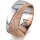 Ring 14 Karat Rot-/Weissgold 8.0 mm kristallmatt