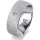 Ring 18 Karat Weissgold 7.0 mm kreismatt 1 Brillant G vs 0,025ct