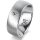 Ring 14 Karat Weissgold 7.0 mm sandmatt 1 Brillant G vs 0,050ct