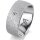 Ring 14 Karat Weissgold 8.0 mm kreismatt 1 Brillant G vs 0,025ct