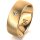 Ring 14 Karat Gelbgold 7.0 mm sandmatt 1 Brillant G vs 0,025ct