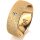 Ring 18 Karat Gelbgold 7.0 mm kreismatt 1 Brillant G vs 0,025ct