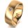 Ring 18 Karat Gelbgold 7.0 mm l&auml;ngsmatt 1 Brillant G vs 0,050ct