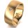 Ring 18 Karat Gelbgold 8.0 mm l&auml;ngsmatt 1 Brillant G vs 0,025ct