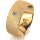 Ring 18 Karat Gelbgold 8.0 mm kreismatt 1 Brillant G vs 0,050ct