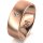 Ring 14 Karat Rotgold 7.0 mm l&auml;ngsmatt 1 Brillant G vs 0,025ct