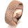 Ring 14 Karat Rotgold 7.0 mm kristallmatt 1 Brillant G vs 0,025ct