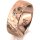 Ring 18 Karat Rotgold 7.0 mm diamantmatt 1 Brillant G vs 0,025ct