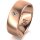 Ring 14 Karat Rotgold 7.0 mm l&auml;ngsmatt 1 Brillant G vs 0,050ct