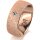 Ring 14 Karat Rotgold 7.0 mm kreismatt 1 Brillant G vs 0,050ct