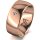 Ring 14 Karat Rotgold 8.0 mm poliert 1 Brillant G vs 0,025ct