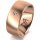 Ring 14 Karat Rotgold 8.0 mm l&auml;ngsmatt 1 Brillant G vs 0,025ct
