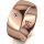Ring 14 Karat Rotgold 8.0 mm poliert 1 Brillant G vs 0,050ct