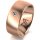 Ring 14 Karat Rotgold 8.0 mm l&auml;ngsmatt 1 Brillant G vs 0,050ct