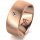 Ring 18 Karat Rotgold 8.0 mm sandmatt 1 Brillant G vs 0,050ct