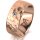 Ring 18 Karat Rotgold 8.0 mm diamantmatt 1 Brillant G vs 0,050ct