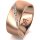 Ring 14 Karat Rotgold 8.0 mm l&auml;ngsmatt 7 Brillanten G vs Gesamt 0,095ct