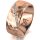 Ring 14 Karat Rotgold 8.0 mm diamantmatt 7 Brillanten G vs Gesamt 0,095ct