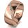 Ring 18 Karat Rotgold 8.0 mm poliert 7 Brillanten G vs Gesamt 0,095ct