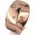 Ring 18 Karat Rotgold 8.0 mm poliert 5 Brillanten G vs Gesamt 0,115ct