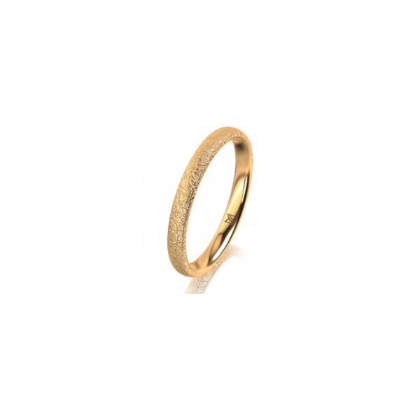 Ring 14 Karat Gelbgold 2.5 mm kreismatt