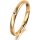 Ring 14 Karat Gelbgold 2.5 mm l&auml;ngsmatt 1 Brillant G vs 0,025ct