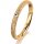Ring 14 Karat Gelbgold 2.5 mm kristallmatt 1 Brillant G vs 0,025ct