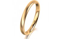 Ring 18 Karat Gelbgold 2.5 mm l&auml;ngsmatt